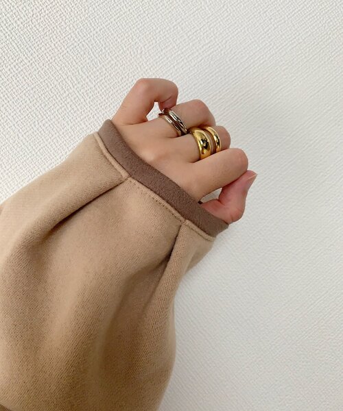 ZOZOMARKET（ゾゾマーケット）の「【maiko×ZOZO】パイピングスウェットカーディガン（カーディガン/ボレロ・レディース・ブラック/ライトベージュ/ダークベージュ・FREE）」の14枚目の写真