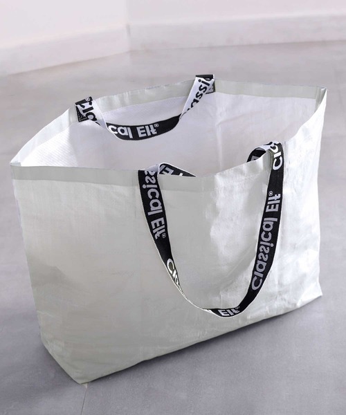 classicalelf(クラシカルエルフ)の「Classical Elf オリジナル!大容量エコBag(エコバッグ/サブバッグ・レディース・ホワイト/ライトグレー・FREE)」の6枚目の写真