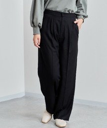 レーヨンリネンセンタープレスパンツ セットアップ可能