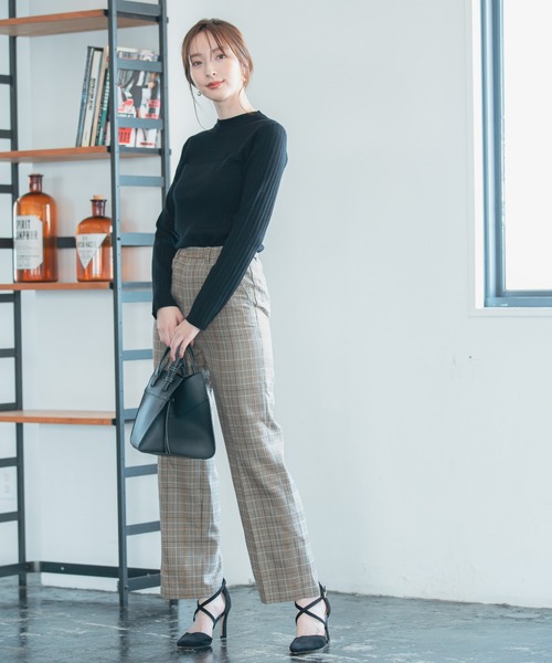 Andemiu（アンデミュウ）の「【カラー診断】プチハイリブニット227812（ニット/セーター・レディース・アイボリー/ブラック/ブラウン/ブルー/イエロー/ピンク・FREE）」の21枚目の写真