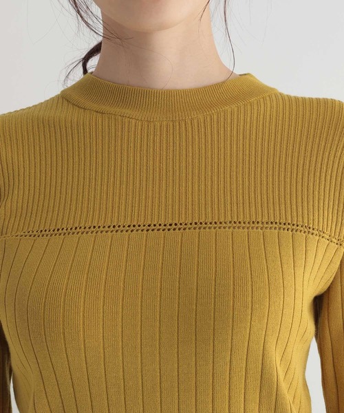 Andemiu（アンデミュウ）の「【カラー診断】プチハイリブニット227812（ニット/セーター・レディース・アイボリー/ブラック/ブラウン/ブルー/イエロー/ピンク・FREE）」の15枚目の写真