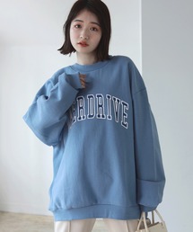 BeAMS DOT | BeAMS DOT / 裏起毛 カレッジロゴ オーバースウェット(スウェット)