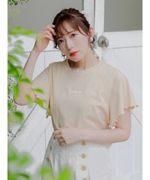 トキメキが咲くリボンTシャツ