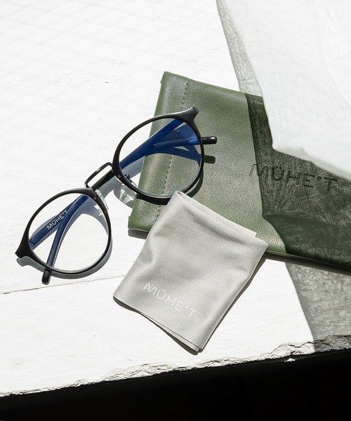 MUHET（ミュエータ）の「【専用ケース+セリート付き】メガネ（メガネ・レディース・ブラック・FREE）」の2枚目の写真