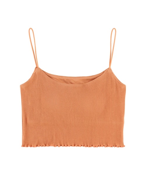 ALEXIA STAM（アリシアスタン）の「Mellow Hem Rib Camisole/メロウヘムリブキャミソール（キャミソール・レディース・オフホワイト/グリーン/ピンク/オレンジ系その他・FREE）」の12枚目の写真