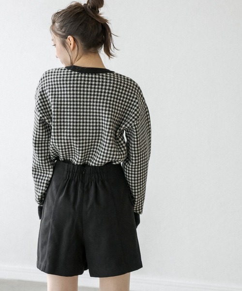 OLIVE des OLIVE（オリーブデオリーブ）の「フラップハイウエストショートパンツ（その他パンツ・レディース・ブラウン/ブラック/ベージュ・FREE）」の11枚目の写真