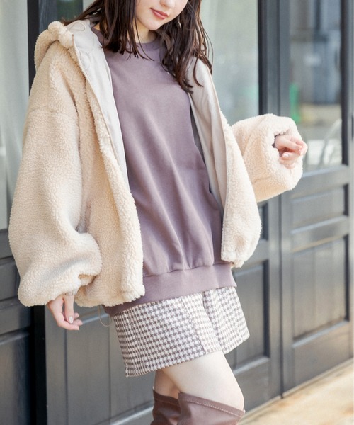 OLIVE des OLIVE（オリーブデオリーブ）の「フラップハイウエストショートパンツ（その他パンツ・レディース・ブラウン/ブラック/ベージュ・FREE）」の22枚目の写真