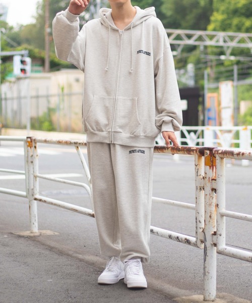 WEGO（ウィゴー）の「WEGO/ヘビーウエイト カレッジロゴビッグシルエットジップパーカー（パーカー・メンズ・ダークグリーン/ネイビー/オートミール/杢グレー・MEDIUM/LARGE）」の20枚目の写真