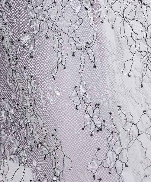 one after another NICE CLAUP（ワンアフターアナザーナイスクラップ）の「【Ｓ・Ｍサイズ展開あり】ハイウエスト総レースマーメイドスカート（スカート・レディース・グレー/アイボリー・SMALL/MEDIUM）」の13枚目の写真