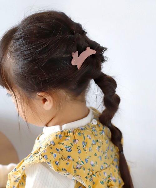 秋カラーアネモネ♡ベビーヘアクリップ　ヘアゴム 秋カラーアネモネ♡ベビーヘアクリップ ヘアゴム 秋カラーアネモネ