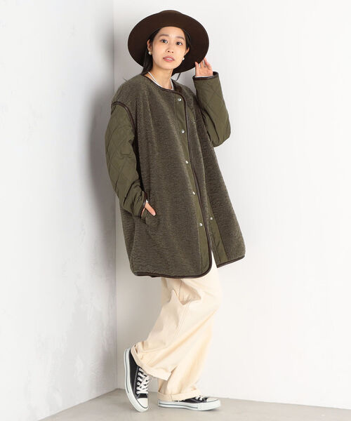 fredy repit（フレディレピ）の「ボア＆キルティングコート（その他アウター・レディース・オフホワイト/カーキ・38/36）」の14枚目の写真