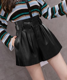 Grandeir | フェイクレザー ショートパンツ(その他パンツ)