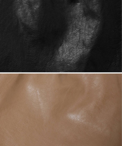 Grandeir（グランディール）の「フェイクレザー ショートパンツ（その他パンツ・レディース・ブラック/モカ・M）」の5枚目の写真