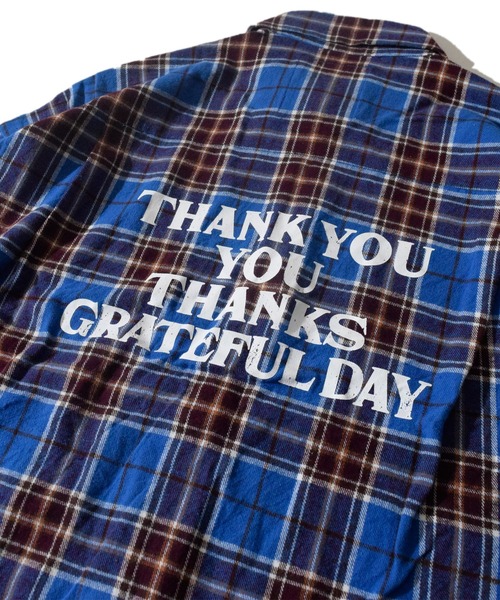 ALDIES（アールディーズ）の「Advent Big Nel Shirt / アドベントビッグネルシャツ（シャツ/ブラウス・メンズ・イエロー/ブルー・SMALL/MEDIUM）」の10枚目の写真