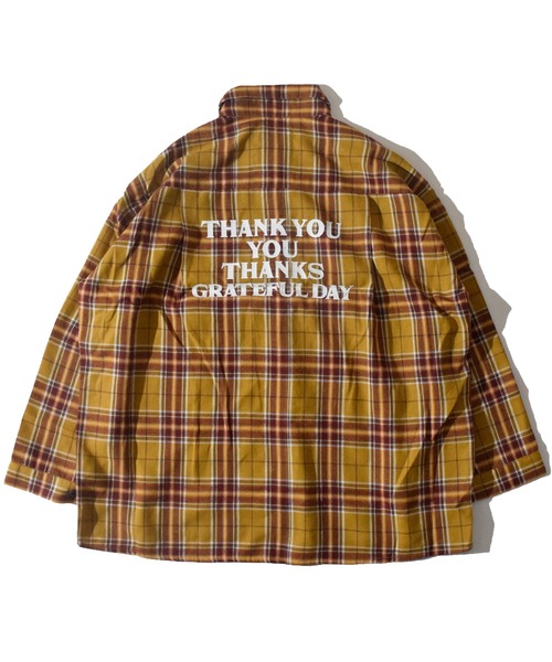 ALDIES（アールディーズ）の「Advent Big Nel Shirt / アドベントビッグネルシャツ（シャツ/ブラウス・メンズ・イエロー/ブルー・SMALL/MEDIUM）」の9枚目の写真