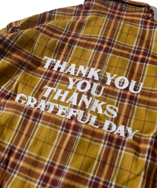 ALDIES（アールディーズ）の「Advent Big Nel Shirt / アドベントビッグネルシャツ（シャツ/ブラウス・メンズ・イエロー/ブルー・SMALL/MEDIUM）」の12枚目の写真