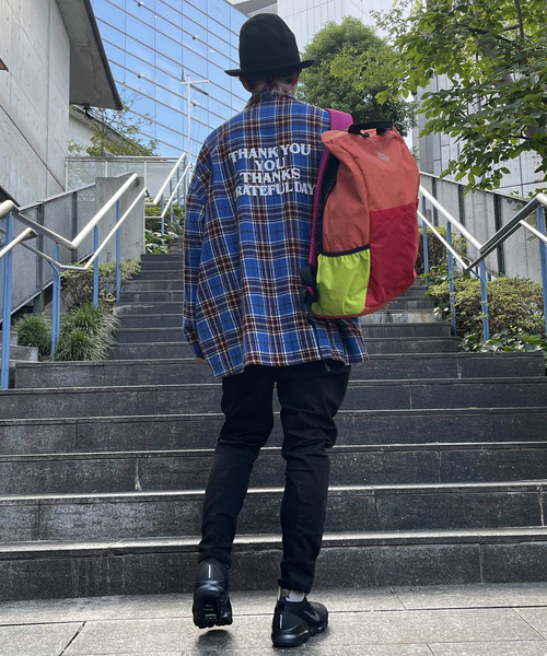 ALDIES（アールディーズ）の「Advent Big Nel Shirt / アドベントビッグネルシャツ（シャツ/ブラウス・メンズ・イエロー/ブルー・SMALL/MEDIUM）」の8枚目の写真