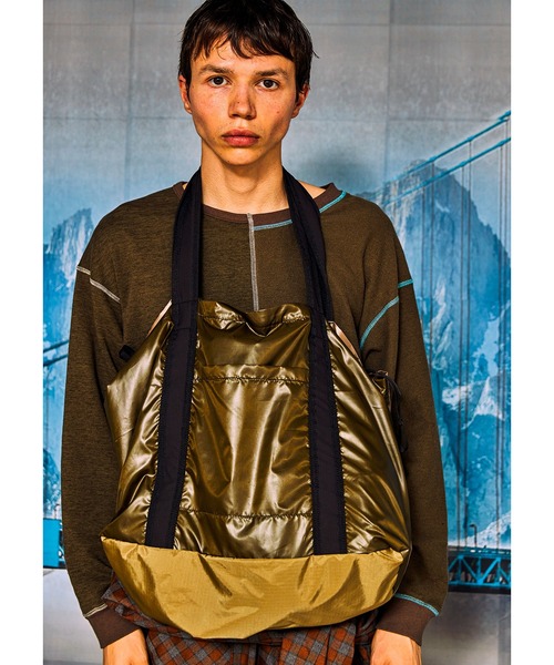 AlexanderLeeChang(アレキサンダーリーチャン)の「AlexanderLeeChang アレキサンダーリーチャン / 5050 POCKETABLE BIG TOTE ポケッタブルビッグトートバッグ / AC052140(トートバッグ・メンズ・ブルー/ネイビー/グレー・ONE SIZE)」の5枚目の写真