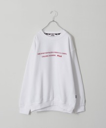 【FILA】 刺繍クルースウェット