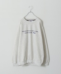 【FILA】 刺繍クルースウェット