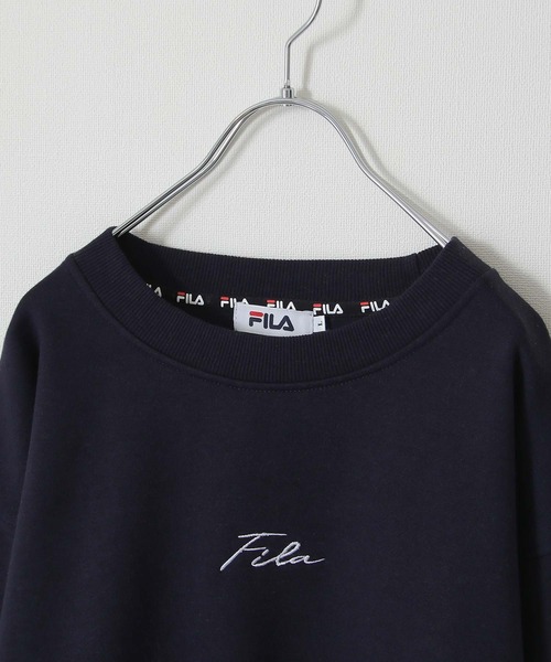 FILA(フィラ)の「【FILA】 刺繍クルースウェット(スウェット・レディース・ブラック/ホワイト系/ホワイト系3/ブラック系/アイボリー系2/ネイビー系/ネイビー系2/ネイビー/アイボリー系/ホワイト系1/アイボリー系3/ホワイト/オートミール/ホワイト系4/アイボリー系1/ネイビー系1/ホワイト系2/アイボリー系4・X-LARGE/LARGE/MEDIUM)」の19枚目の写真