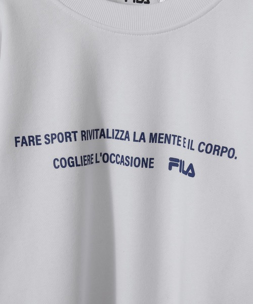 FILA(フィラ)の「【FILA】 刺繍クルースウェット(スウェット・レディース・ブラック/ホワイト系/ホワイト系3/ブラック系/アイボリー系2/ネイビー系/ネイビー系2/ネイビー/アイボリー系/ホワイト系1/アイボリー系3/ホワイト/オートミール/ホワイト系4/アイボリー系1/ネイビー系1/ホワイト系2/アイボリー系4・X-LARGE/LARGE/MEDIUM)」の21枚目の写真