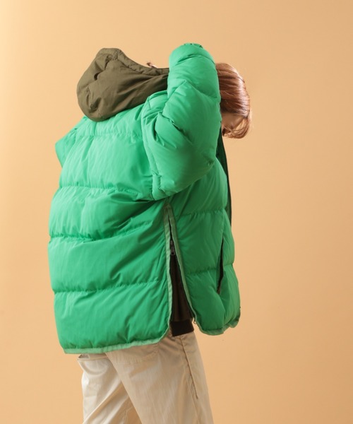 Retro Grade(レトログレード)の「サイドガセット ダウンジャケット/ SIDE GUSSET DOWN JACKET(ダウンジャケット/コート・レディース・ブラック/グリーン/ネイビー・SMALL/MEDIUM/LARGE/X-LARGE)」の18枚目の写真