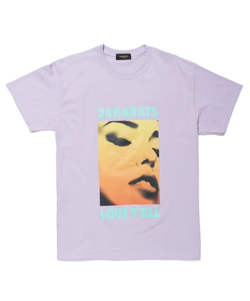 24karats（トゥウェンティーフォーカラッツ）の「Bless Tee SS（Tシャツ/カットソー・メンズ・ホワイト/ブラック/パープル・SMALL/MEDIUM/LARGE）」の3枚目の写真