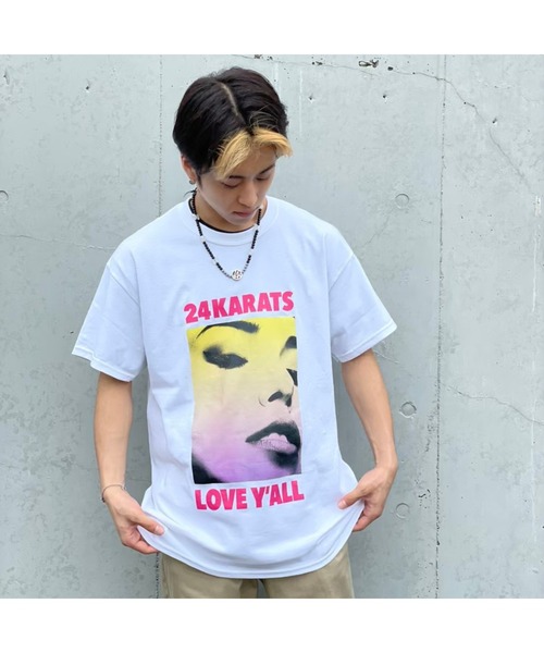 24karats（トゥウェンティーフォーカラッツ）の「Bless Tee SS（Tシャツ/カットソー・メンズ・ホワイト/ブラック/パープル・SMALL/MEDIUM/LARGE）」の12枚目の写真