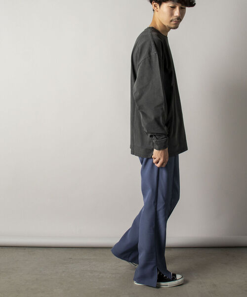 GLOSTER（グロスター）の「【GLOSTER/グロスター】ヴィンテージ加工 ロングスリーブTシャツ（Tシャツ/カットソー・メンズ・イエロー/グリーン/スミクロ/キナリ・MEDIUM/LARGE）」の20枚目の写真