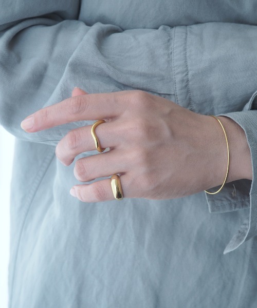 Jenny BY IMMANOEL（ジェニーバイイマノエル）の「silver925 ウェーブリング（リング・レディース・ゴールド/シルバー・FREE）」の8枚目の写真