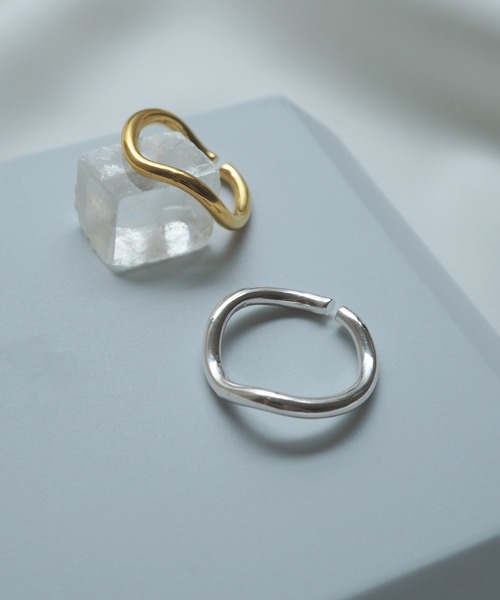 Jenny BY IMMANOEL（ジェニーバイイマノエル）の「silver925 ウェーブリング（リング・レディース・ゴールド/シルバー・FREE）」の7枚目の写真