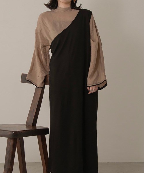 lawgy（ラウジー）の「one shoulder op（ワンピース・レディース・ブラック・FREE）」の2枚目の写真