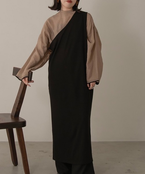 lawgy（ラウジー）の「one shoulder op（ワンピース・レディース・ブラック・FREE）」の12枚目の写真