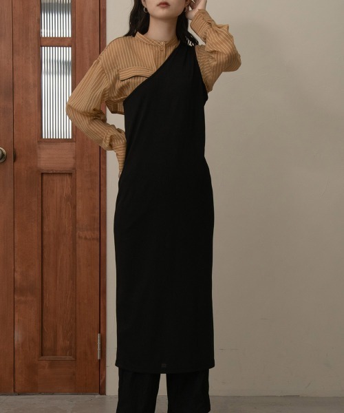 lawgy（ラウジー）の「one shoulder op（ワンピース・レディース・ブラック・FREE）」の6枚目の写真