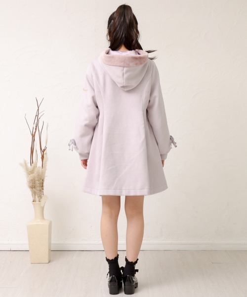 PINKHUNT（ピンクハント）の「PINKHUNT ピンクハント gフレア バックル コート アウター 5929K ベビードール BABYDOLL キッズ ジュニア 女の子 PH（ダウンジャケット/コート・キッズ・ベージュ/パープル・160cm/120cm/150cm/140cm/130cm）」の8枚目の写真