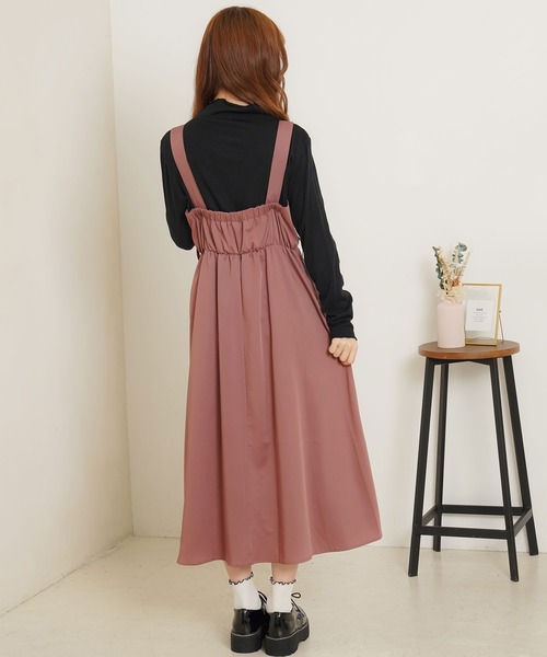Newlyme(ニューリーミー)の「フリルメロートップス(Tシャツ/カットソー・レディース・ホワイト/ブラック/パープル/ブラウン/ブルーグレー/ライトベージュ・MEDIUM/LARGE/X-LARGE/XX-LARGE)」の11枚目の写真