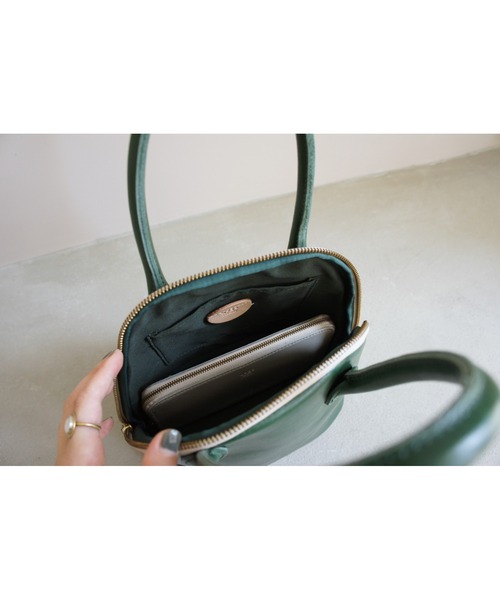 TIDEWAY（タイドウェイ）の「【TIDEWAY】MOSS BOSTON S T2421（ハンドバッグ・レディース・ブラック/ワイン/グリーン・FREE）」の11枚目の写真
