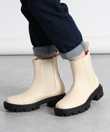 トラックソールサイドゴアブーツ