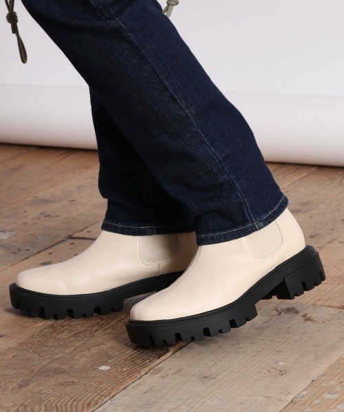 cepo（セポ）の「トラックソールサイドゴアブーツ（ブーツ・レディース・ブラック/ブラウン/オフホワイト・L/M）」の17枚目の写真