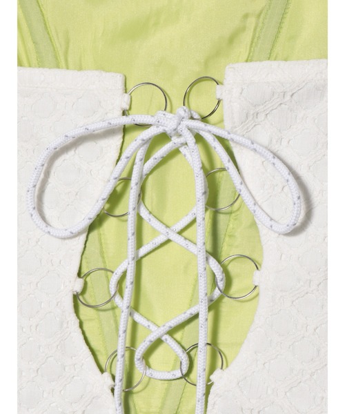 PAMEO POSE（パメオポーズ）の「Inverted Triangle Corset White（チューブトップ・レディース・ホワイト・FREE）」の3枚目の写真