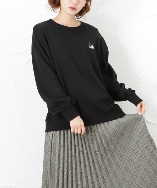 CONVERSE（コンバース）の「ワンポイント刺繍 裏毛スウェット