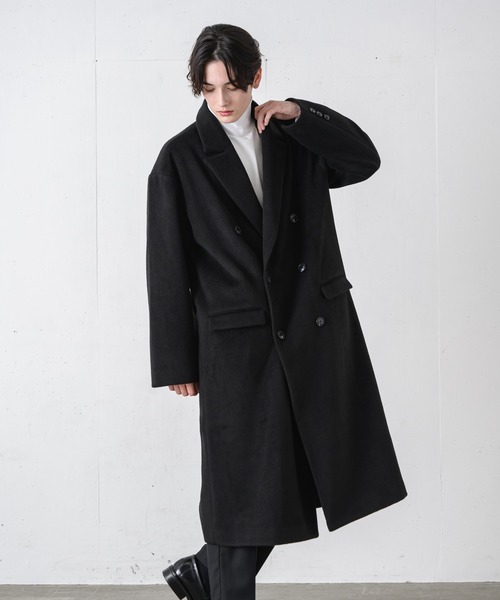 EDEL(エーデル)の「EDEL - メルトンチェスターロングコート(その他アウター・メンズ・ブラック/ブラウン・MEDIUM/LARGE)」の16枚目の写真