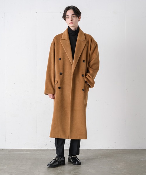 EDEL(エーデル)の「EDEL - メルトンチェスターロングコート(その他アウター・メンズ・ブラック/ブラウン・MEDIUM/LARGE)」の21枚目の写真