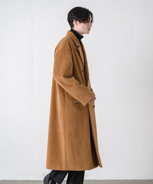 EDEL(エーデル)の「EDEL - メルトンチェスターロングコート(その他アウター・メンズ・ブラック/ブラウン・MEDIUM/LARGE)」の9枚目の写真