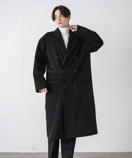 EDEL(エーデル)の「EDEL - メルトンチェスターロングコート(その他アウター・メンズ・ブラック/ブラウン・MEDIUM/LARGE)」の18枚目の写真