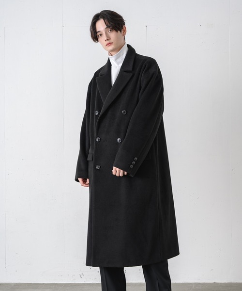 EDEL(エーデル)の「EDEL - メルトンチェスターロングコート(その他アウター・メンズ・ブラック/ブラウン・MEDIUM/LARGE)」の8枚目の写真