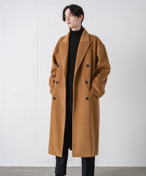 EDEL(エーデル)の「EDEL - メルトンチェスターロングコート(その他アウター・メンズ・ブラック/ブラウン・MEDIUM/LARGE)」の17枚目の写真