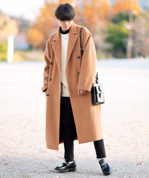 EDEL(エーデル)の「EDEL - メルトンチェスターロングコート(その他アウター・メンズ・ブラック/ブラウン・MEDIUM/LARGE)」の19枚目の写真