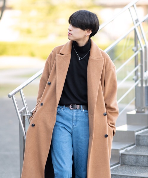 EDEL(エーデル)の「EDEL - メルトンチェスターロングコート(その他アウター・メンズ・ブラック/ブラウン・MEDIUM/LARGE)」の15枚目の写真